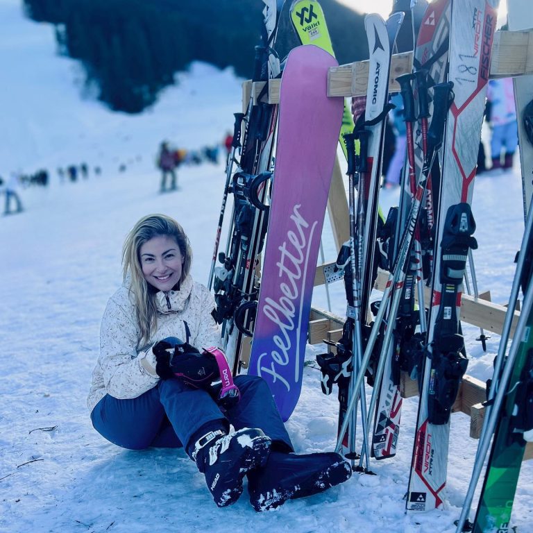 Η Δέσποινα καμπούρη για σκι