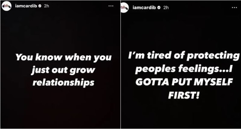 Οι αινιγματικές αναρτήσεις της Cardi B