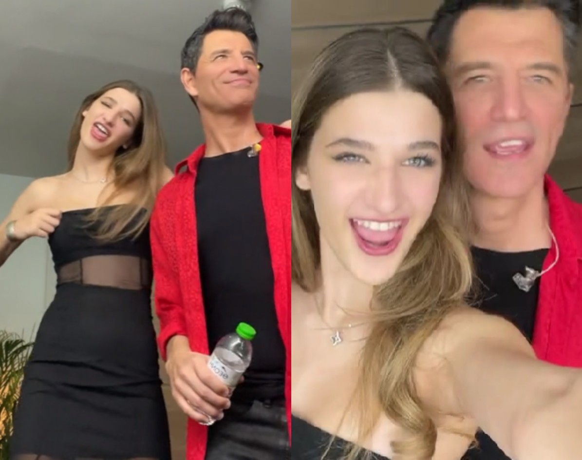 Ο Σάκης Ρουβάς χορεύει με την κόρη του Αναστασία