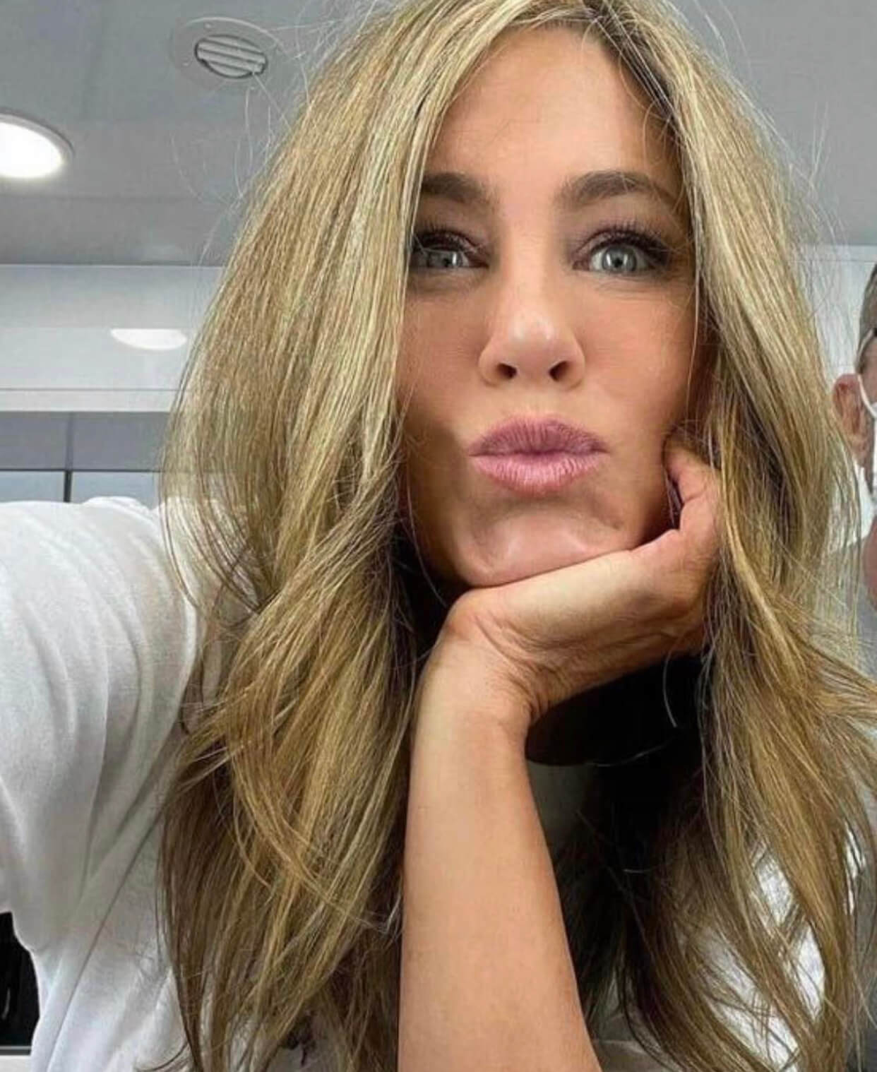 Η Jennifer Aniston με duckface