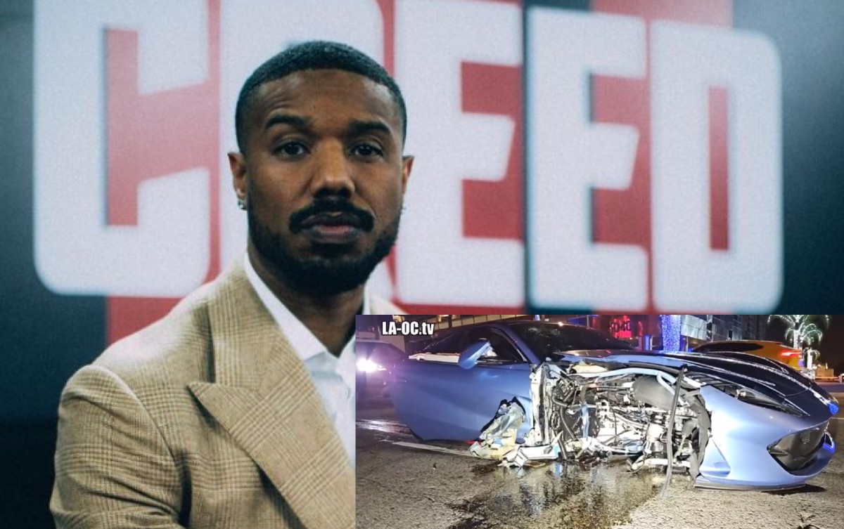 O Michael B. Jordan τράκαρε με την Ferrari του