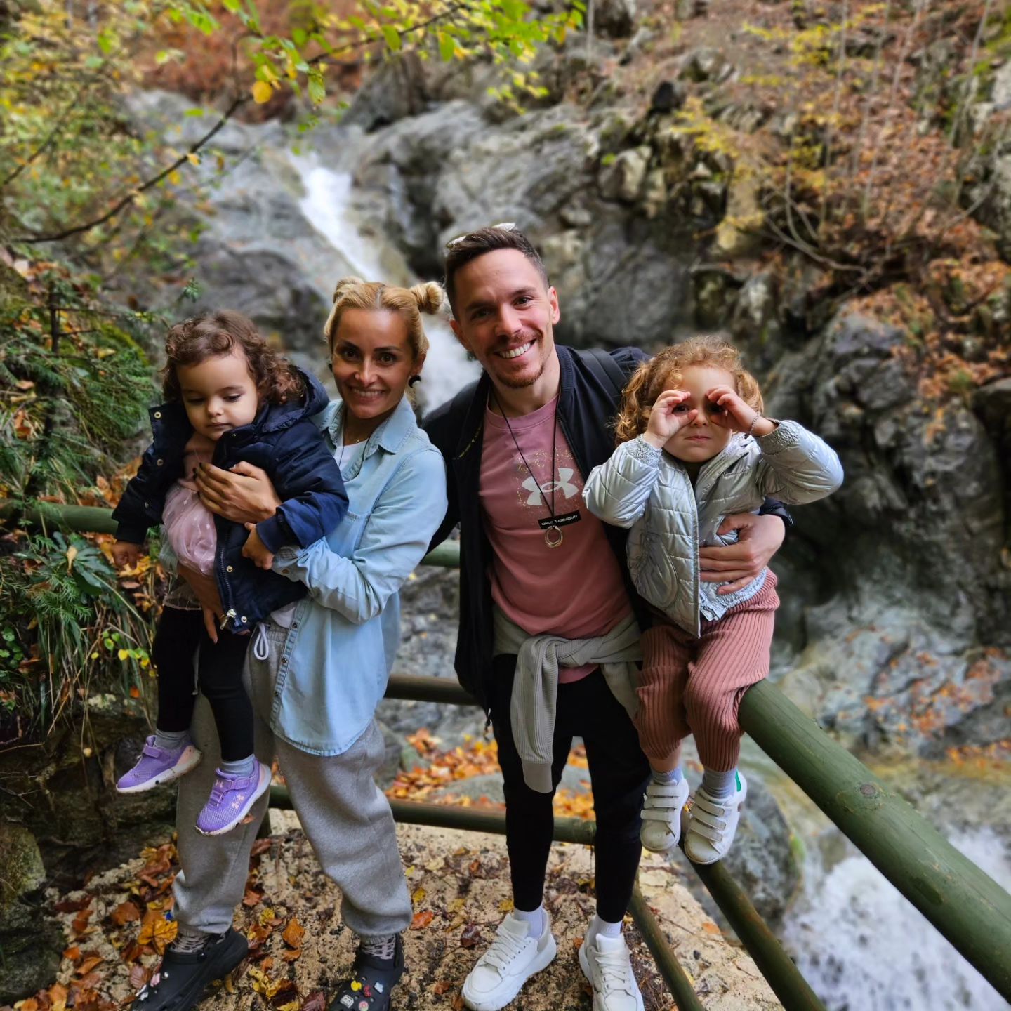 Η Βασιλική Μιλλούση με την οικογένειά της