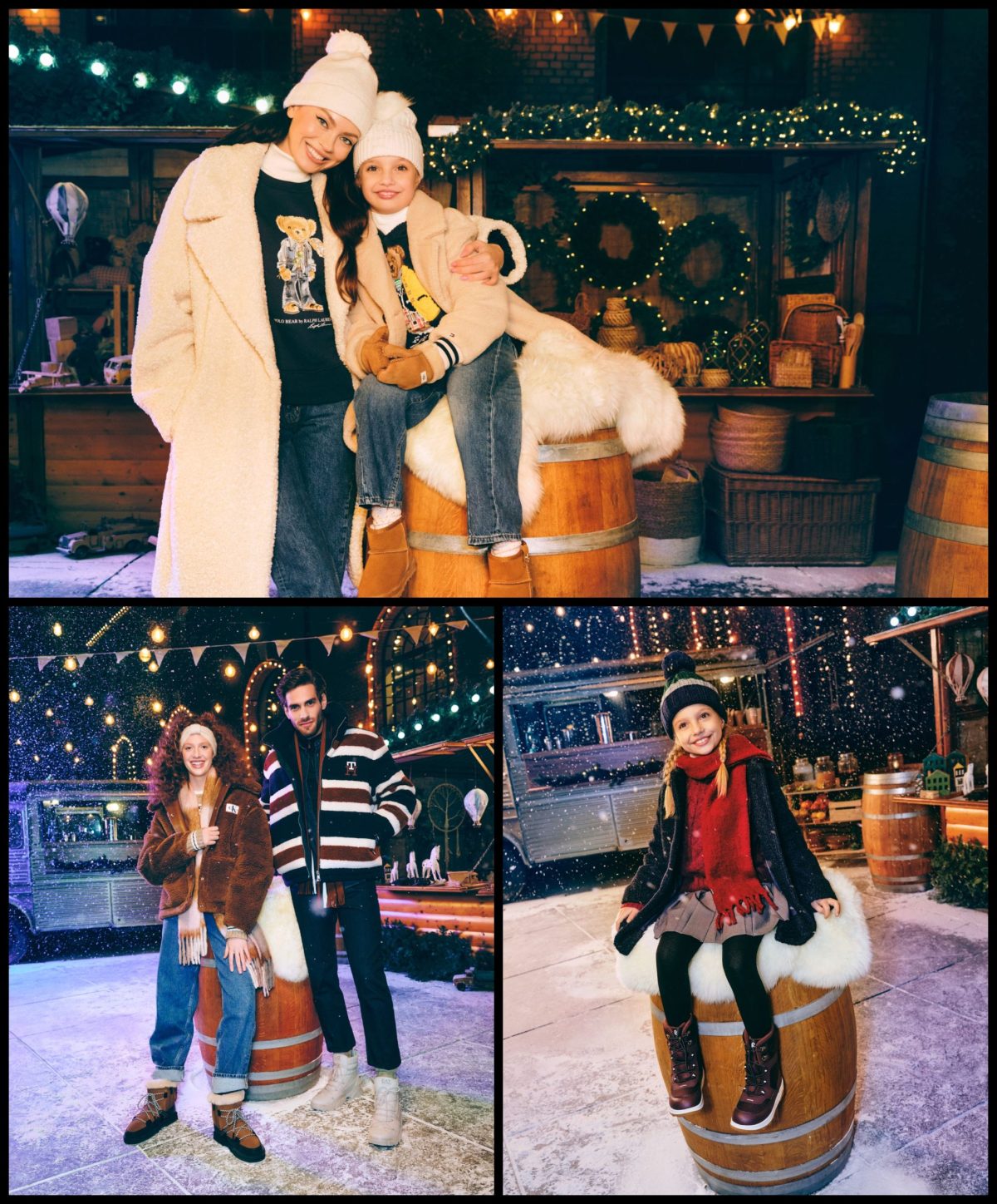 μοντέλα καμπάνια Modivo χριστούγεννα