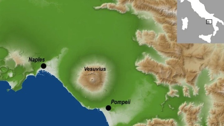 Ο χάρτης της Πομπηίας
