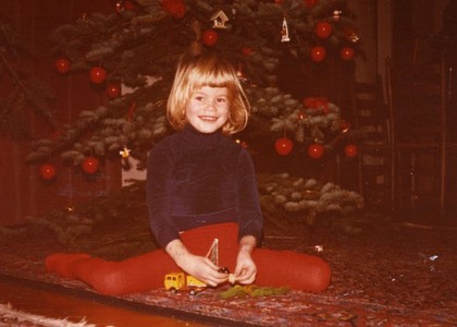 H Claudia Schiffer στην παιδική ηλικία