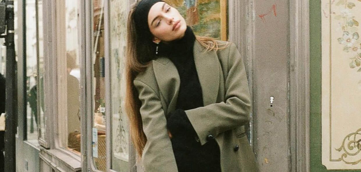 Μάξι φούστα με ζιβάγκο και σακάκι