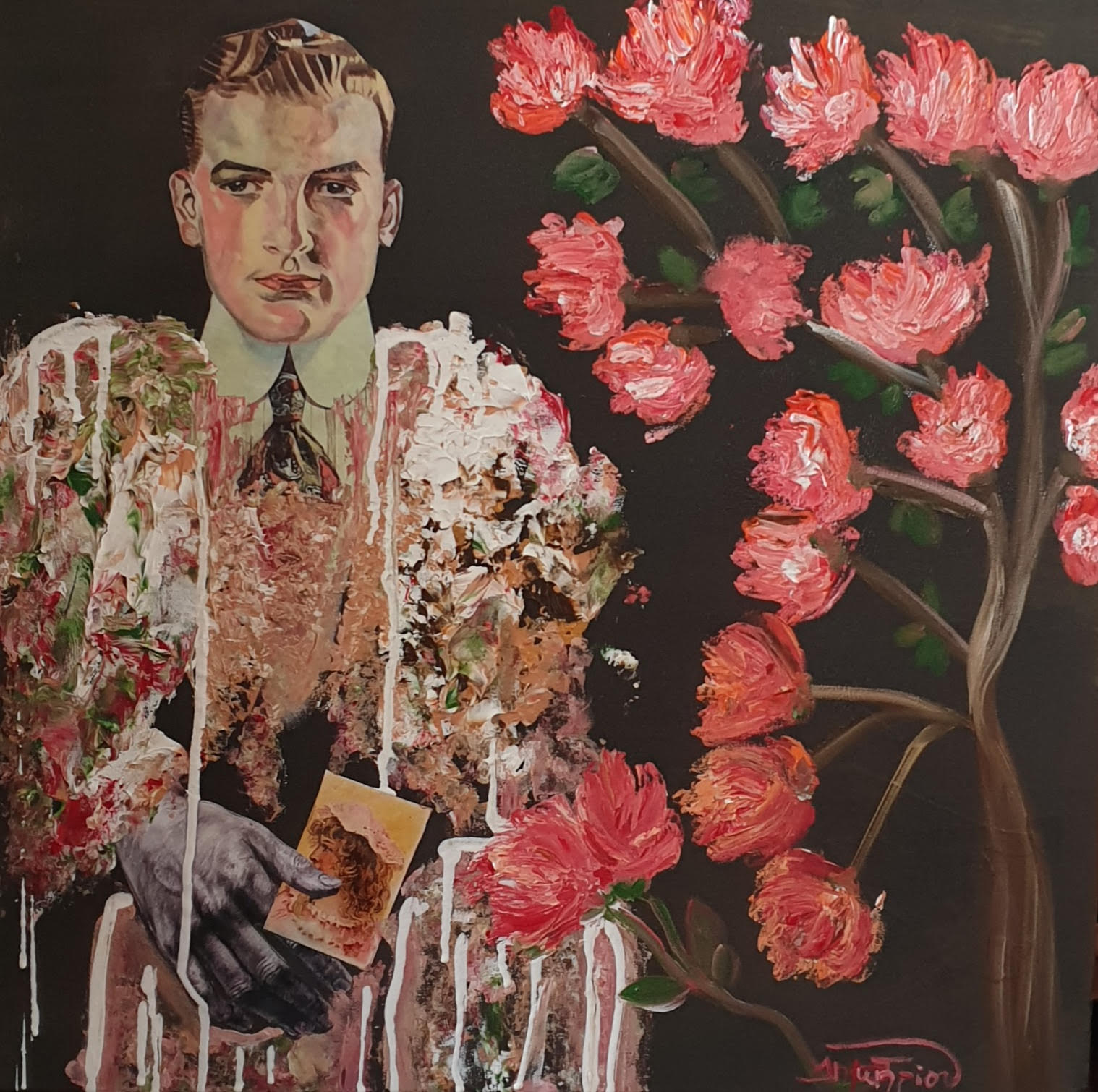 Άννα Δημητρίου με το έργο της Frank 2023