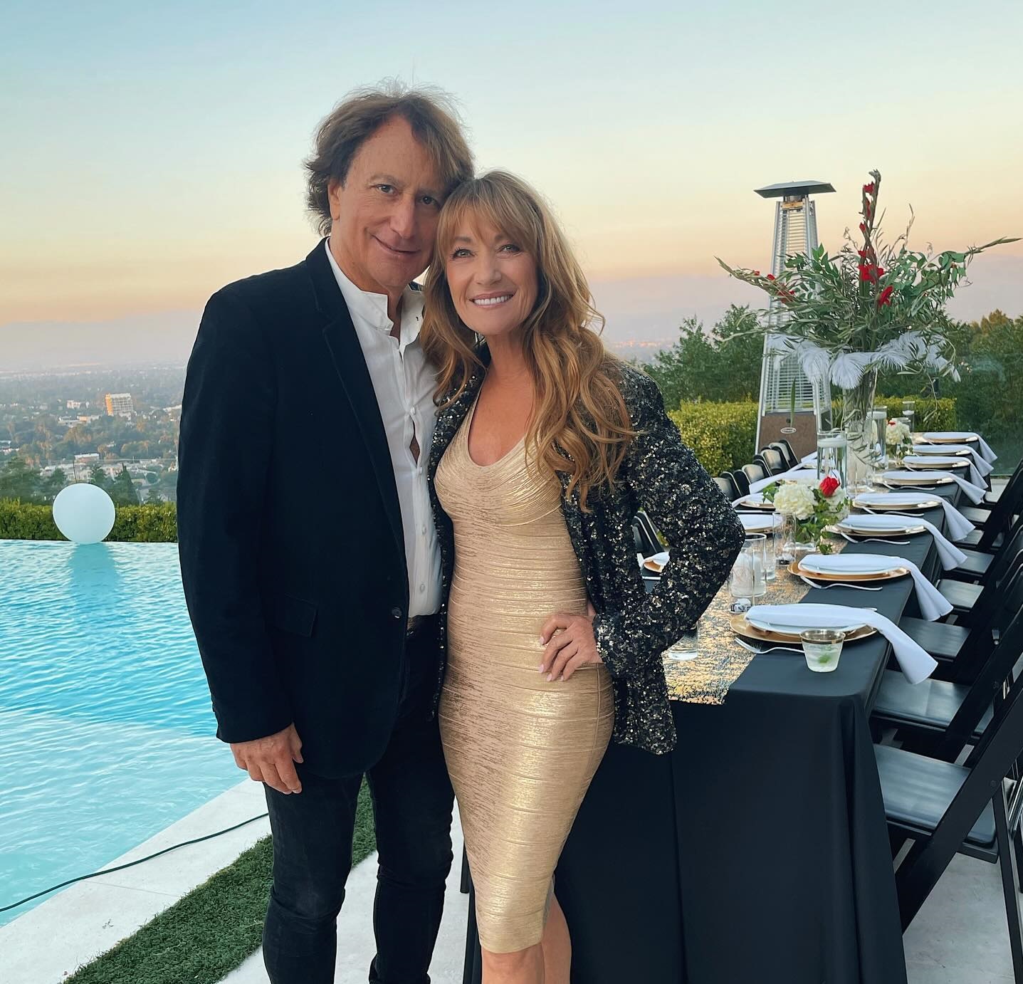 H Jane Seymour με τον σύντροφό της