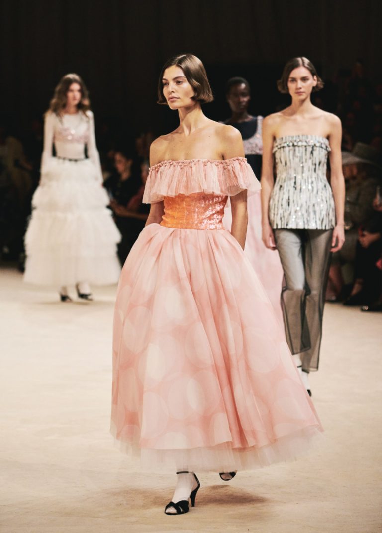 models on runway chanel