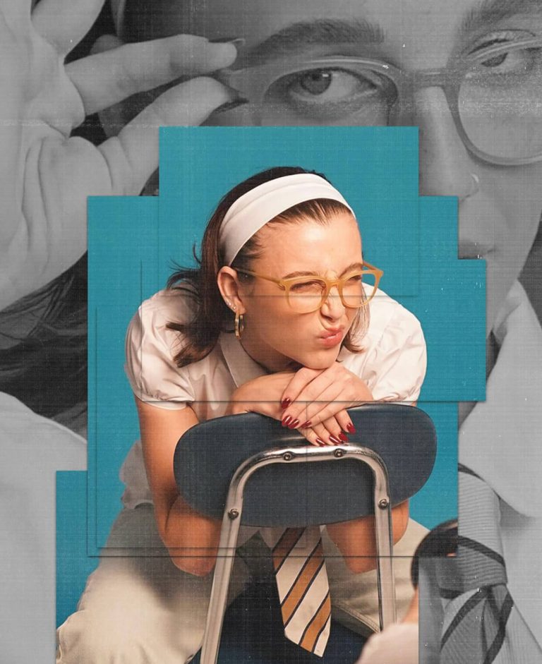 Γυαλιά οράσεως με χοντρό σκελετό