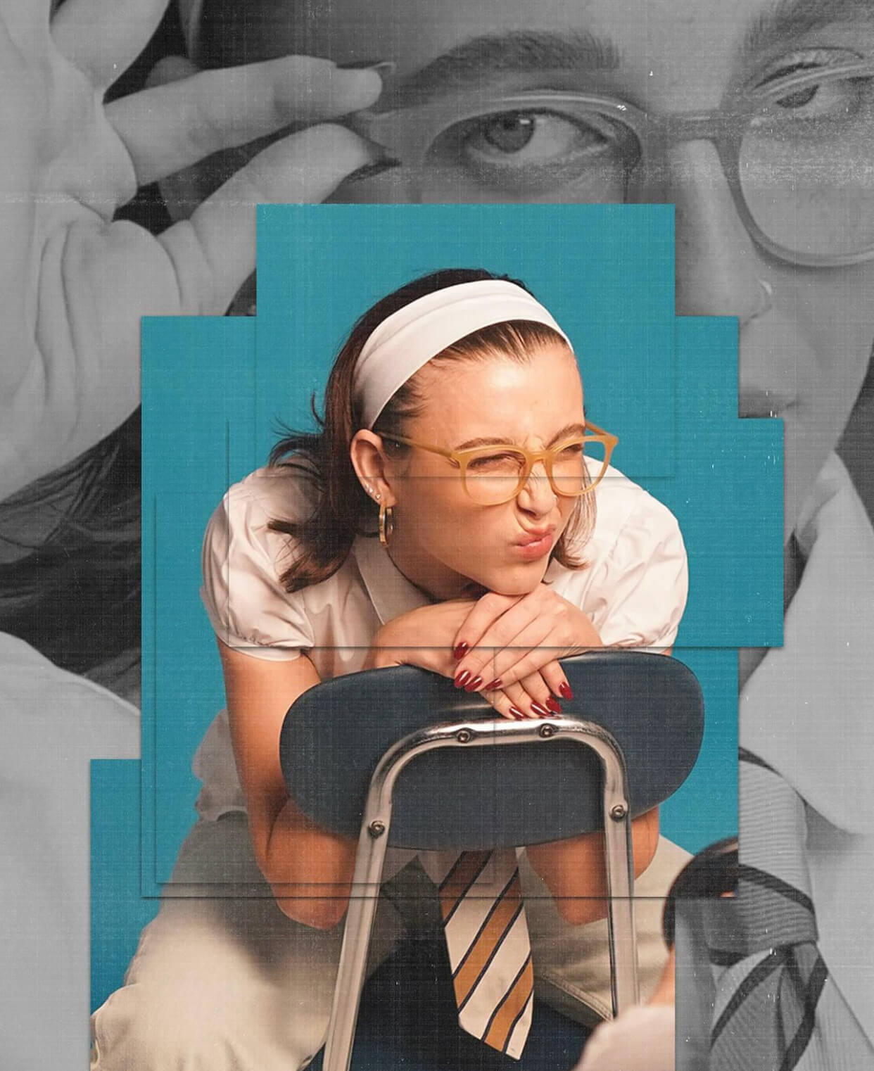 Γυαλιά οράσεως με χοντρό σκελετό