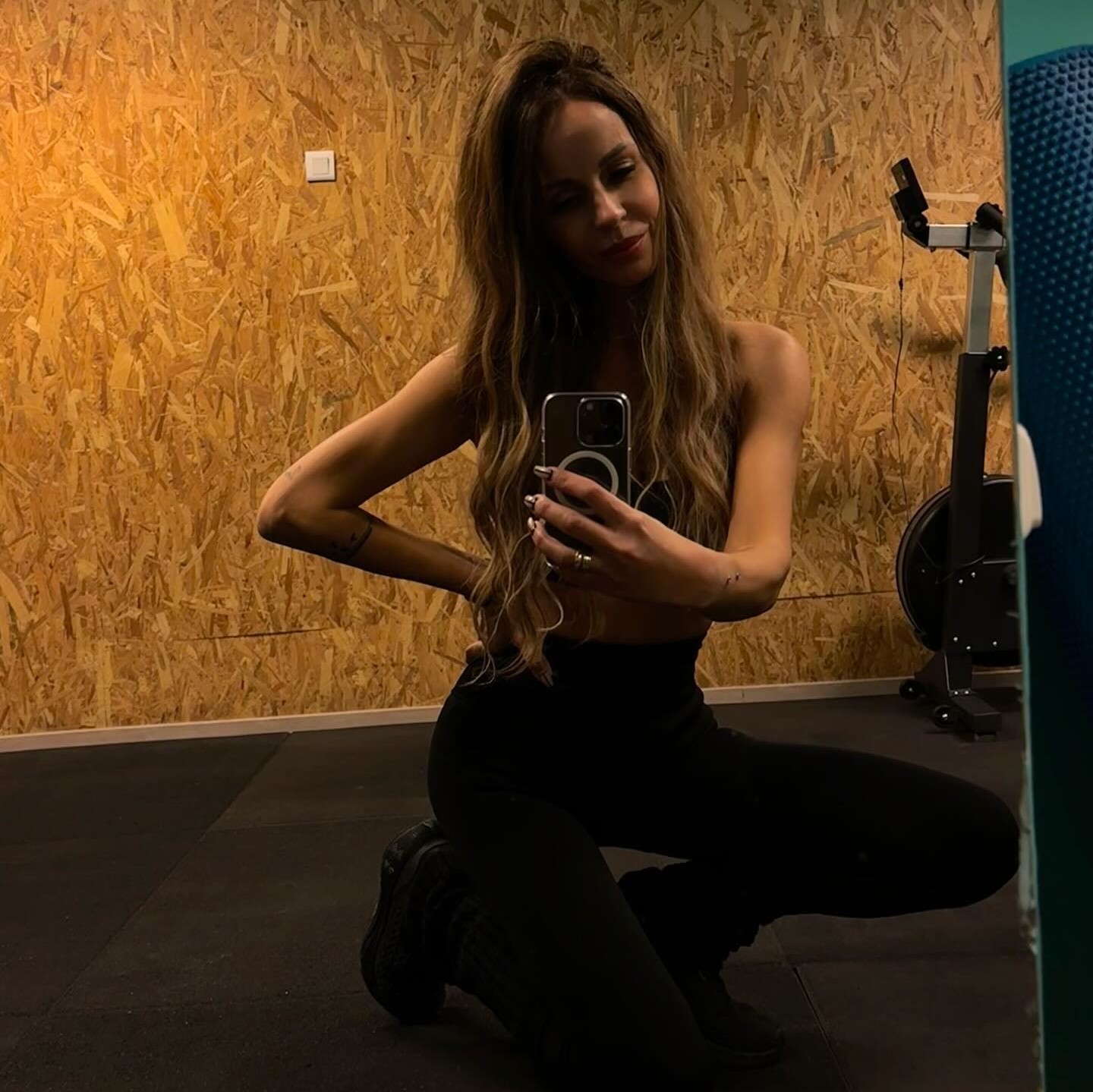 Η Ιωάννα Λίλη στο γυμναστήριο