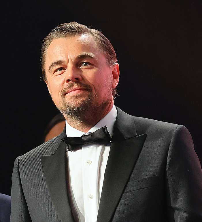 O Leonardo DiCaprio, νικητής του βραβείου Vanguard για την ταινία "Killers of the Flower Moon," στα 35α Ετήσια Palm Springs International Film Awards, στις 4 Ιανουαρίου 2024.