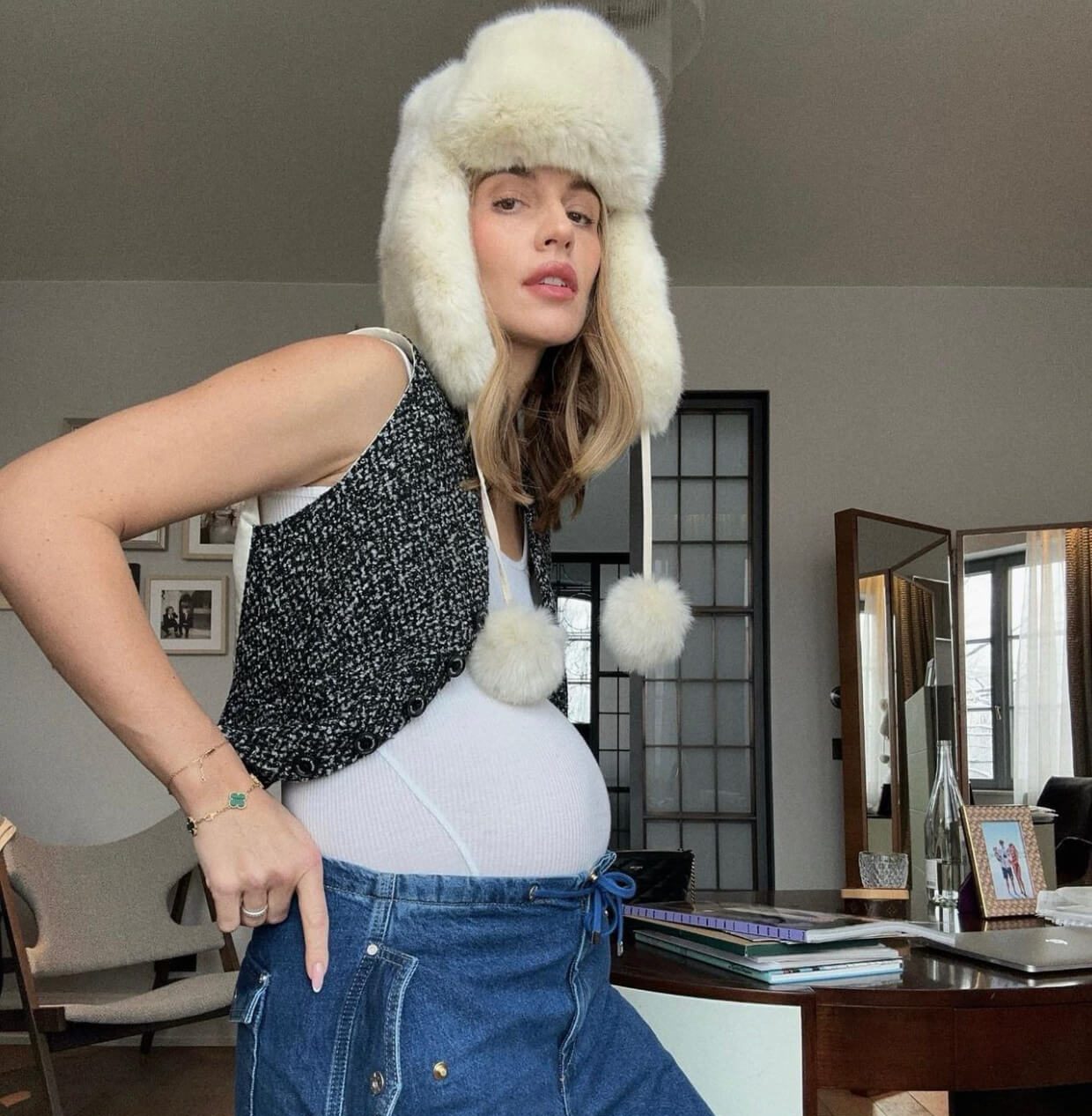 Χειμωνιάτικο σύνολο εγκυμοσύνης