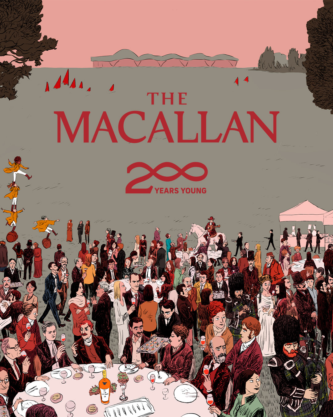 Illustration για τα 200 χρόνια του ουίσκι, The Macallan