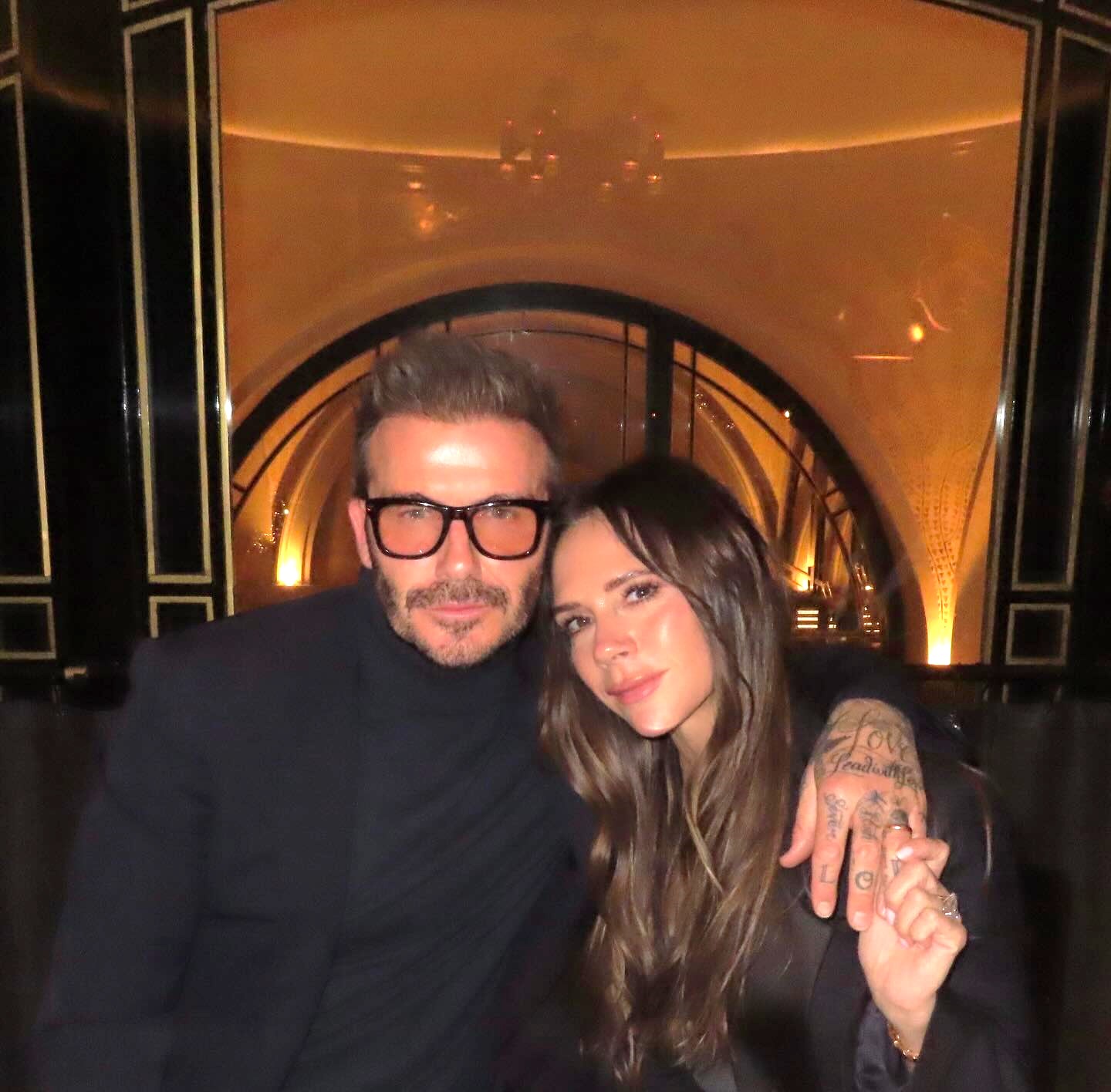 H Victoria και ο David Beckham