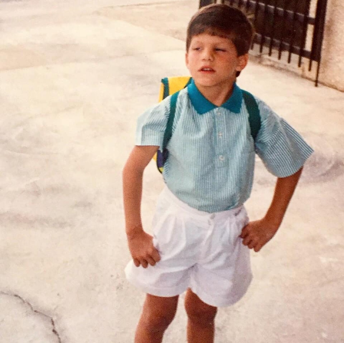 Ο Λούκας Γιώρκας σε παιδική ηλικία
