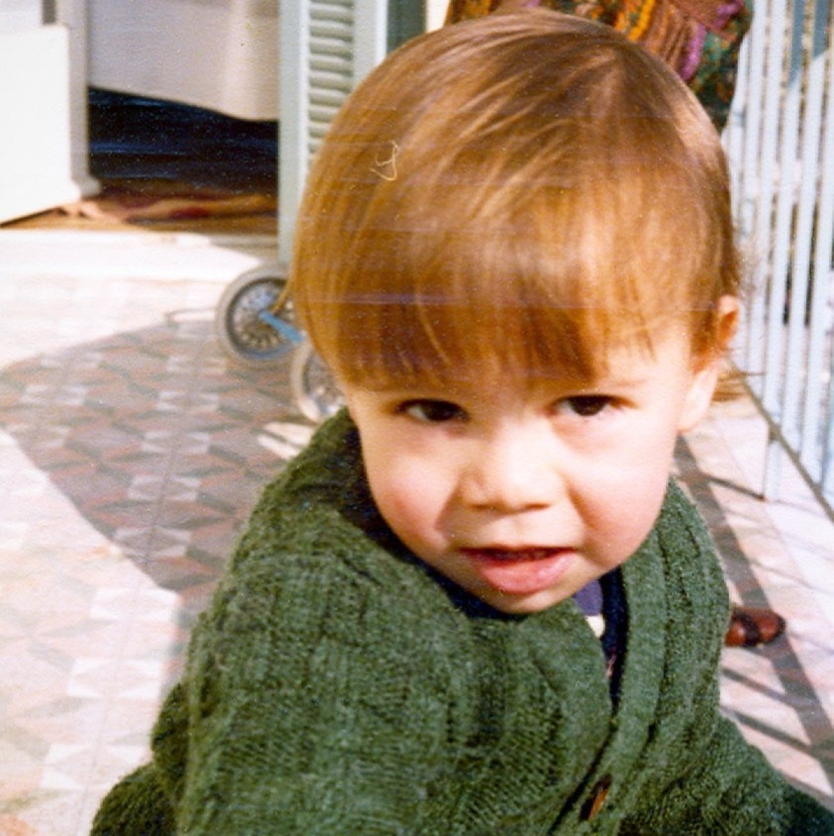 Ο Θοδωρής Μαραντίνης σε παιδική φωτογραφία