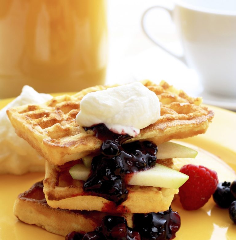 Γλυκό με βάφλα