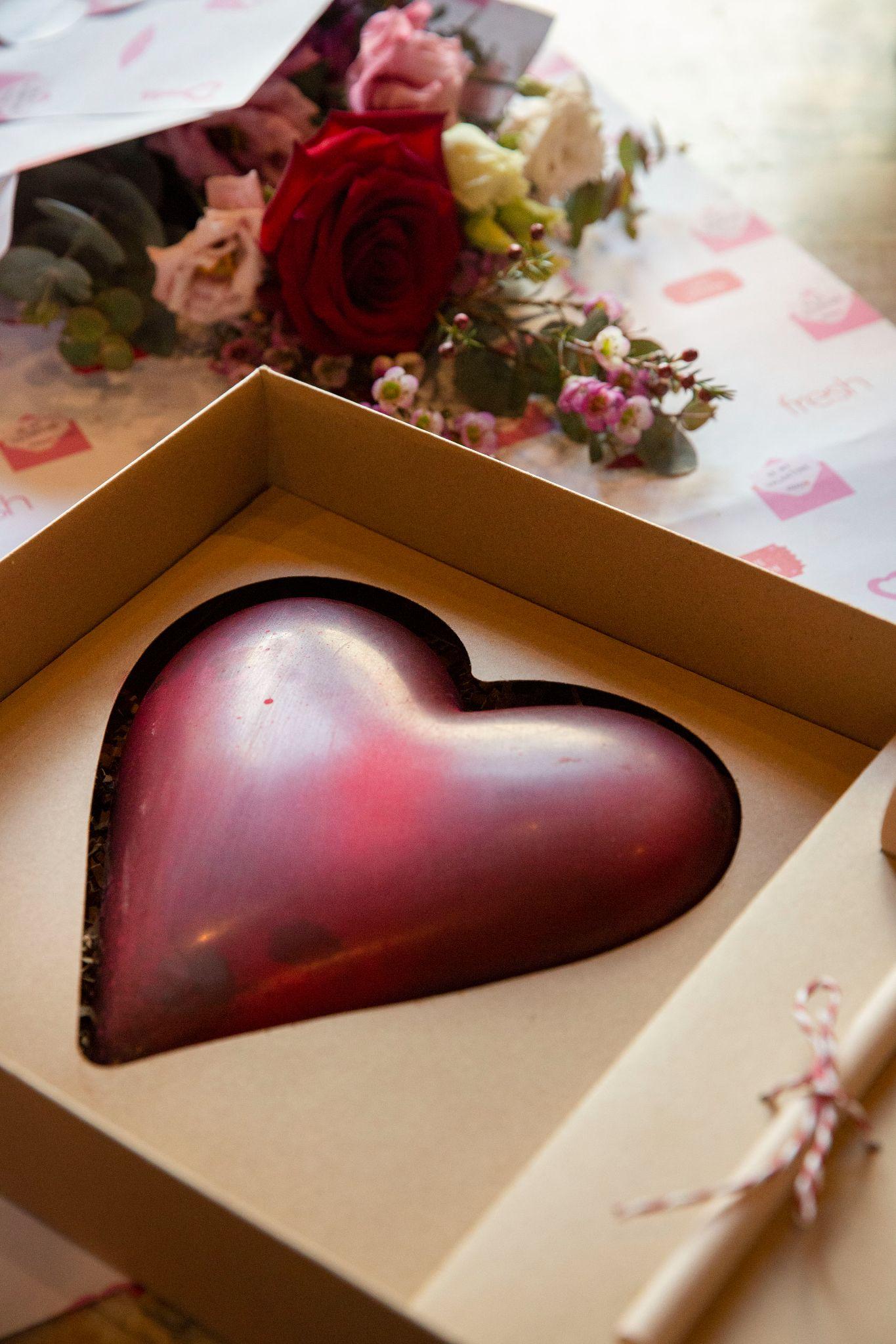 σοκολατένια καρδιά