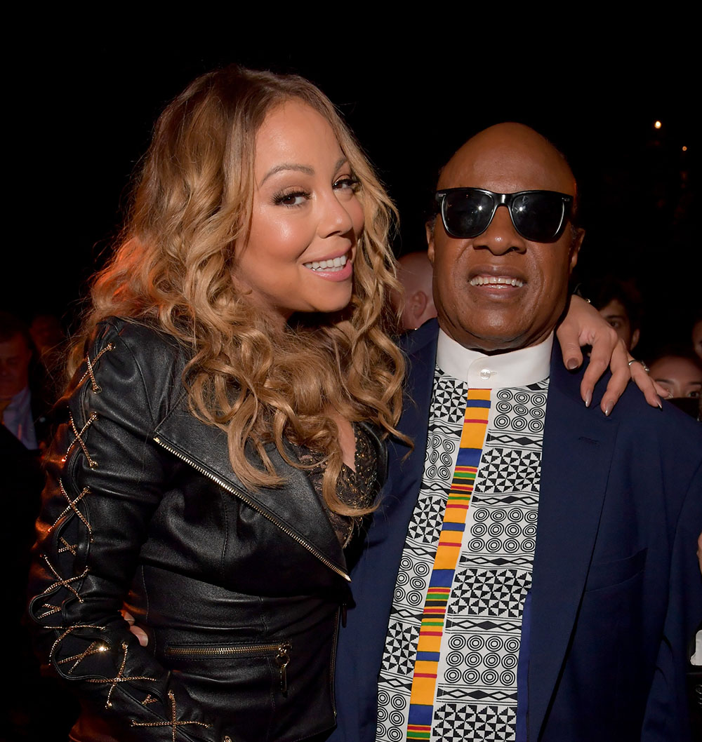 H Mariah Carey και ο Stevie Wonder το 2016 σε παλαιότερη εκδήλωση.