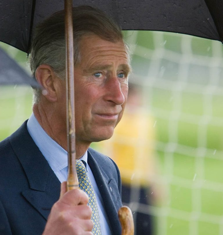 O πρίγκιπας Κάρολος σε δημόσια εμφάνισή του στο παρελθόν