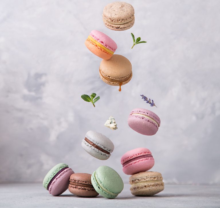 Μακαρόν γλυκά που πετάνε