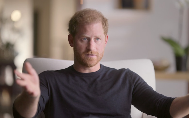 O Harry σε σκηνή από το ντοκιμαντέρ του Netflix Harry & Meghan