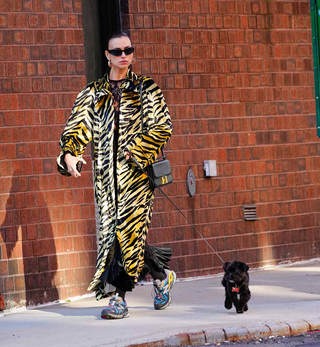 Η Irina Shayk στη Νέα Υόρκη στις 6 Φεβρουαρίου 2024.