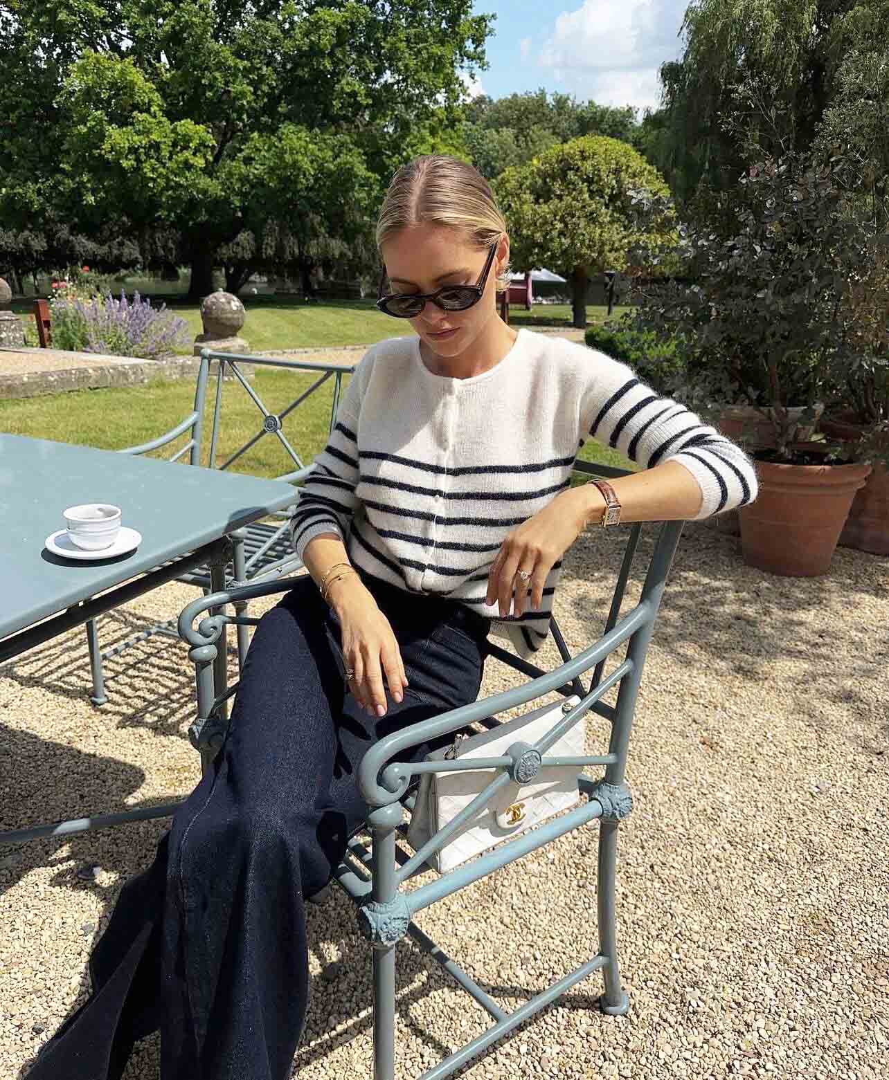 Ζακέτα μαρινιέρα με σκούρο τζιν