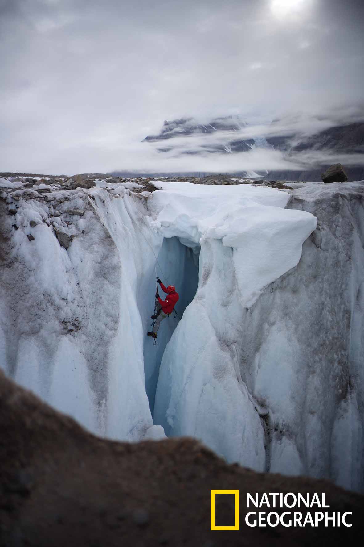 Στιγμιότυπο από τη νέα σειρά του National Geographic «Αρκτική Ανάβαση με τον Άλεξ Χόνολντ»