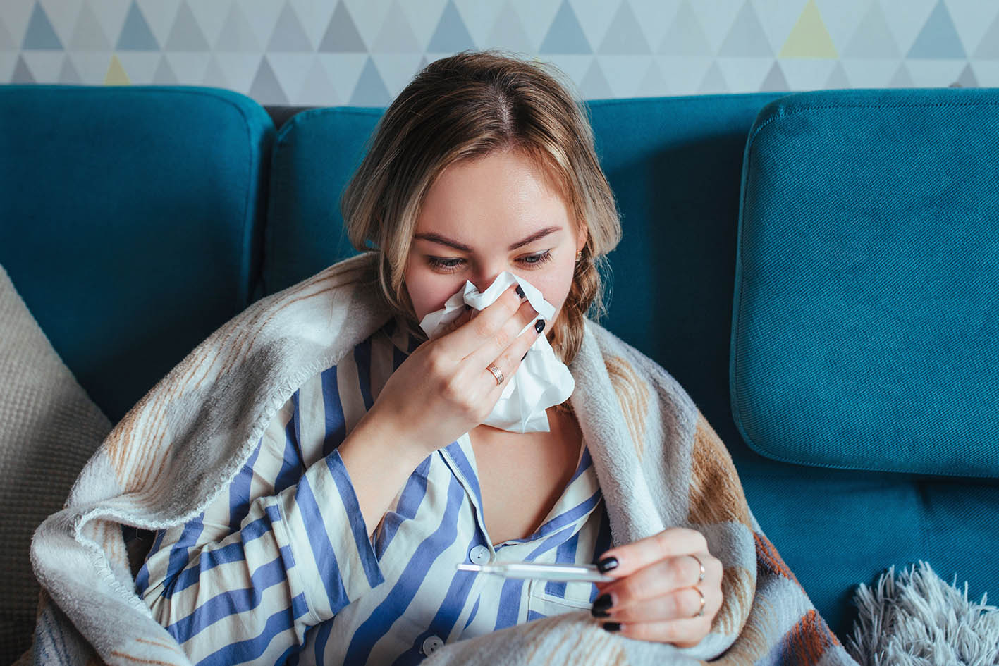 Γυναίκα άρρωστη