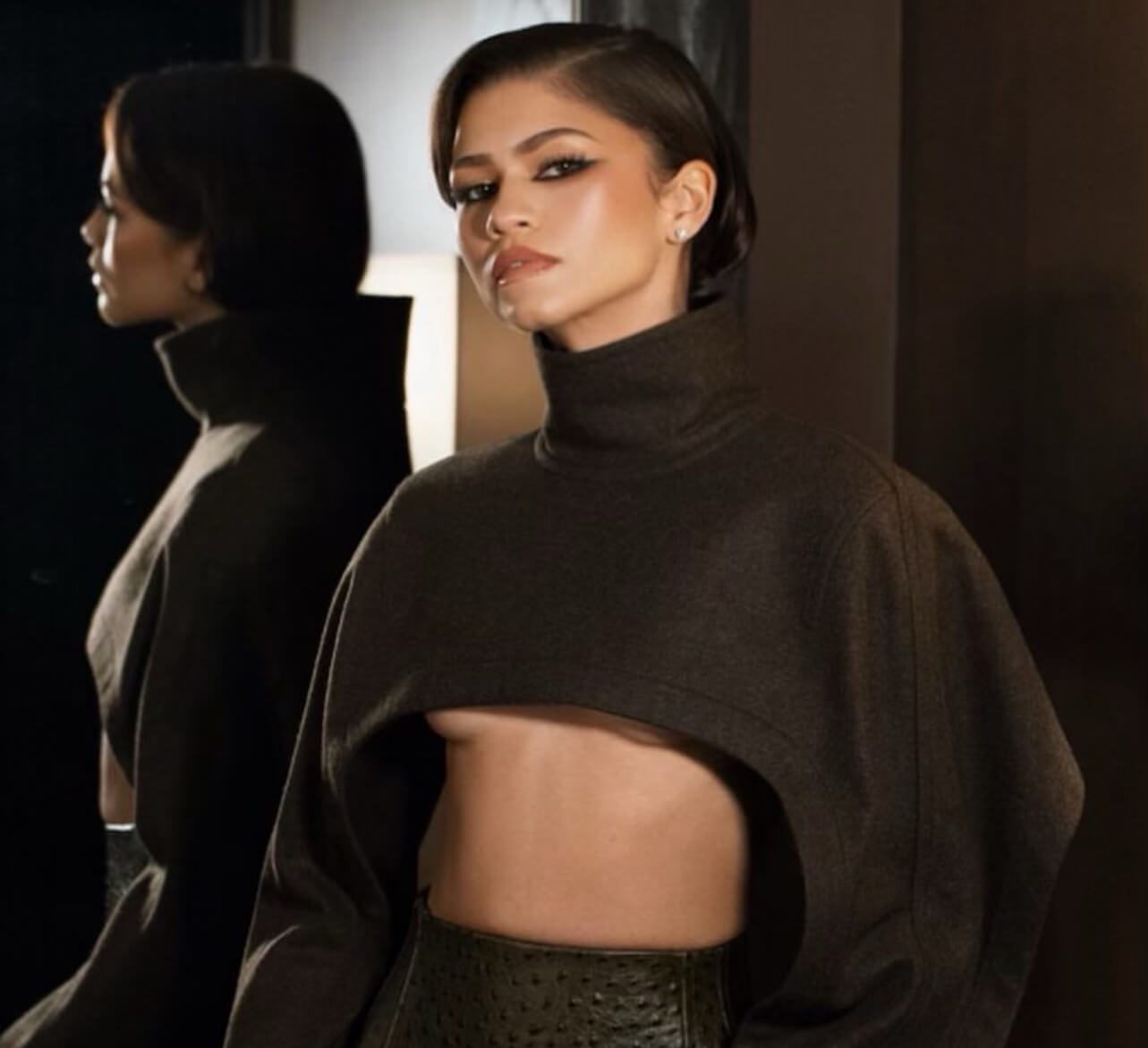 Η Zendaya braless