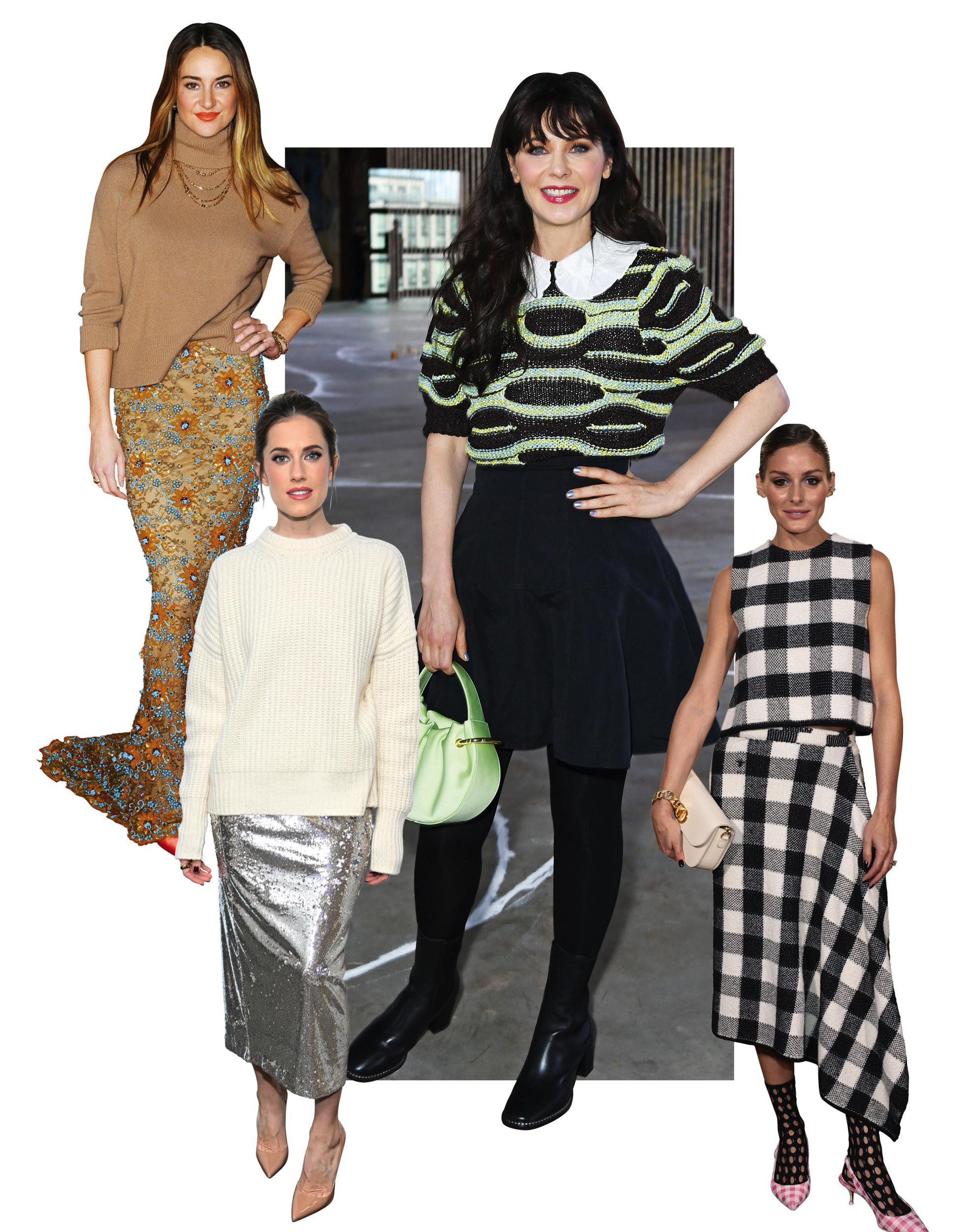 διάσημες με πλεκτά