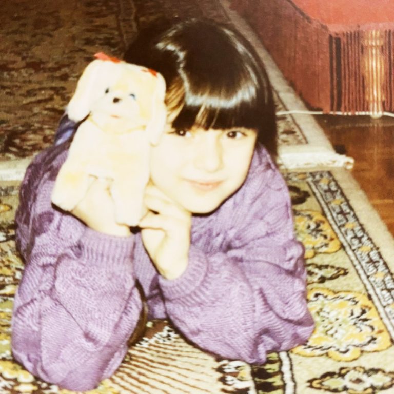 Η Ελένη Τσολάκη σε παιδική ηλικία