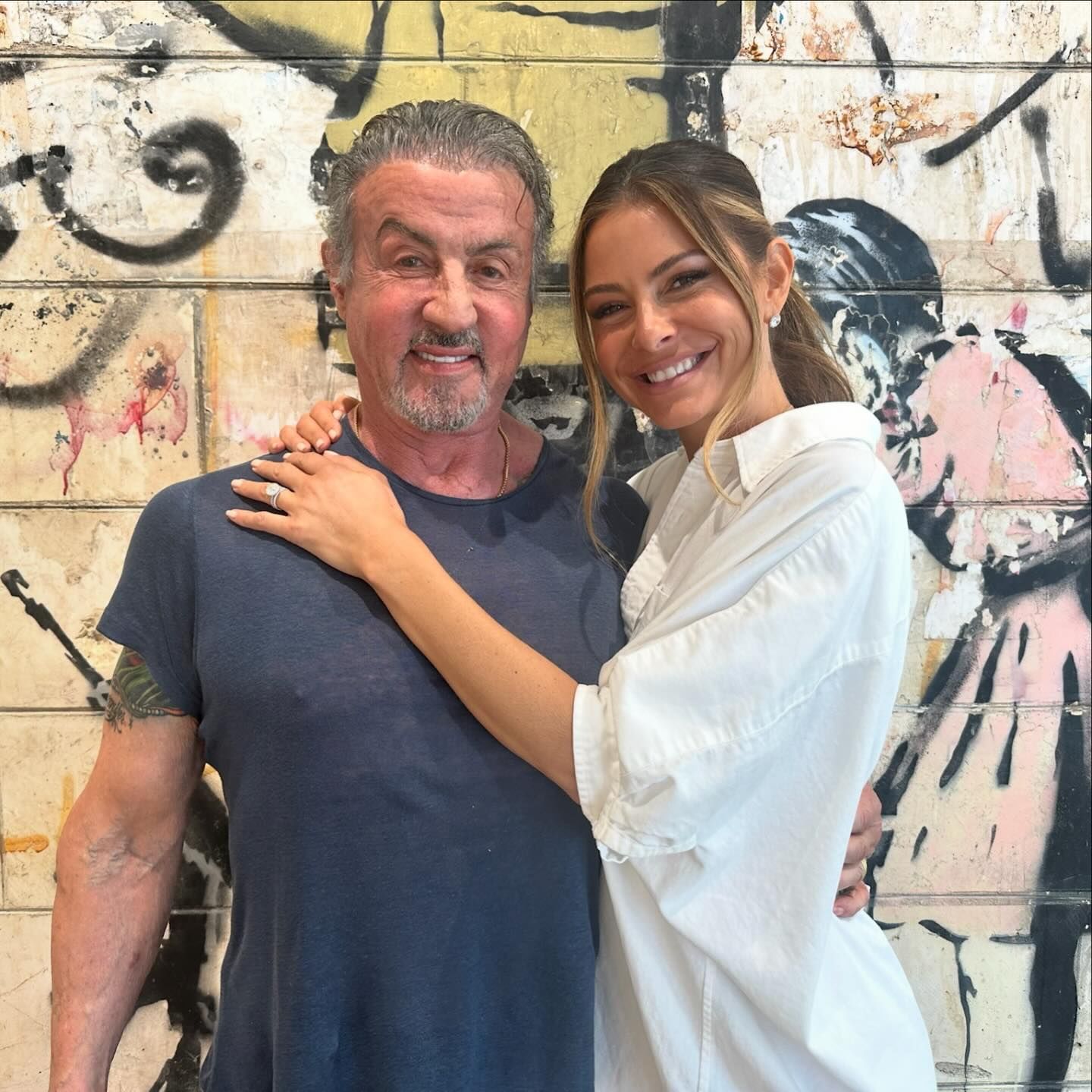 Maria Menounos - Sylvester Stallone