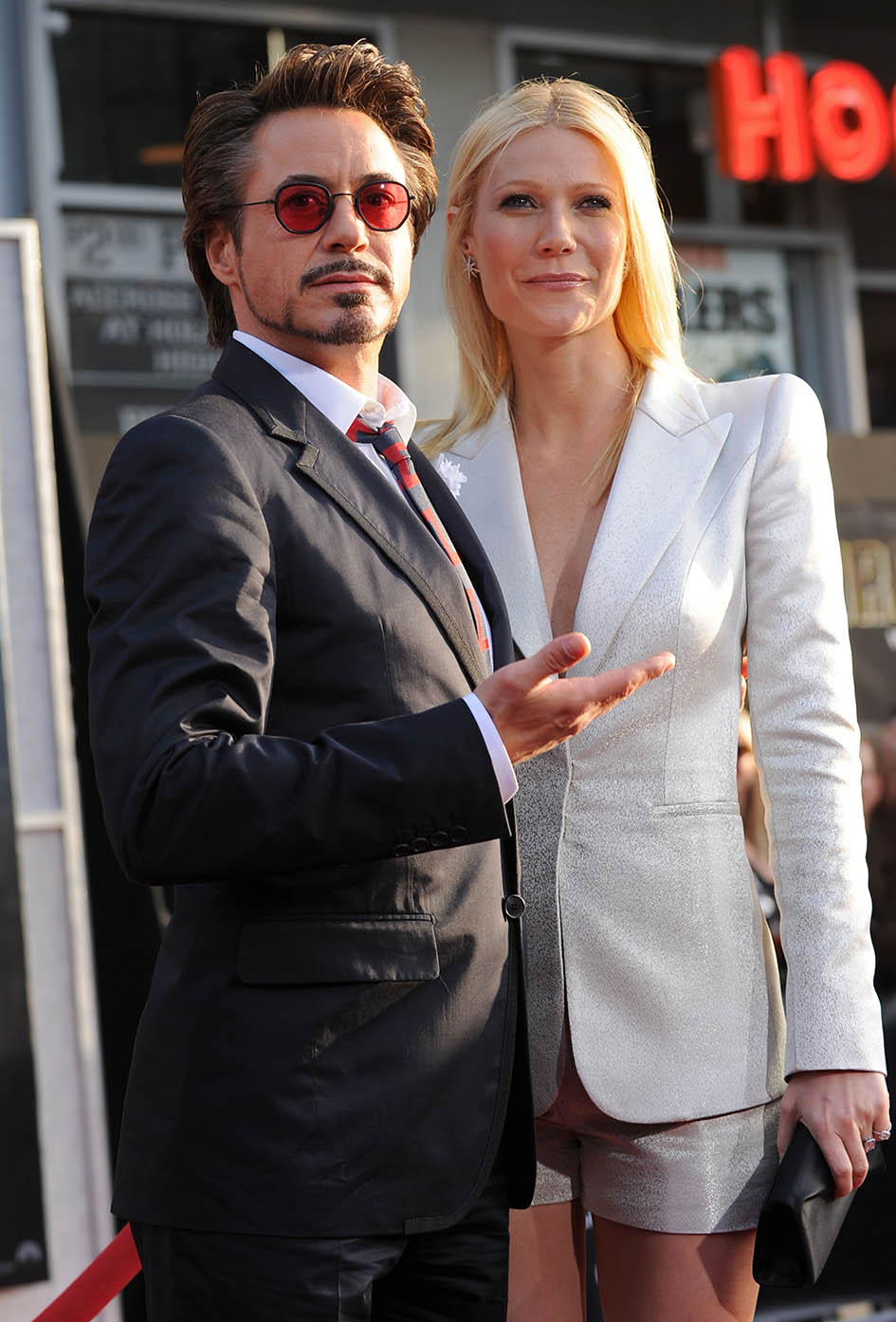 Ο Robert Downey Jr. και η Gwyneth Paltrow στην πρεμιέρα της ταινίας "Iron Man 2.