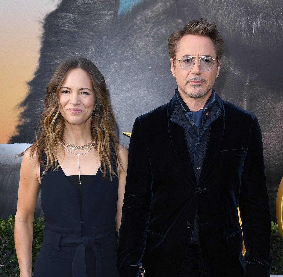 H Susan Downey και ο Robert Downey Jr. στην πρεμιέρα της ταινίας"Dolittle" στο Regency Village Theatre το 2020. Photo by Jon Kopaloff/Getty Images