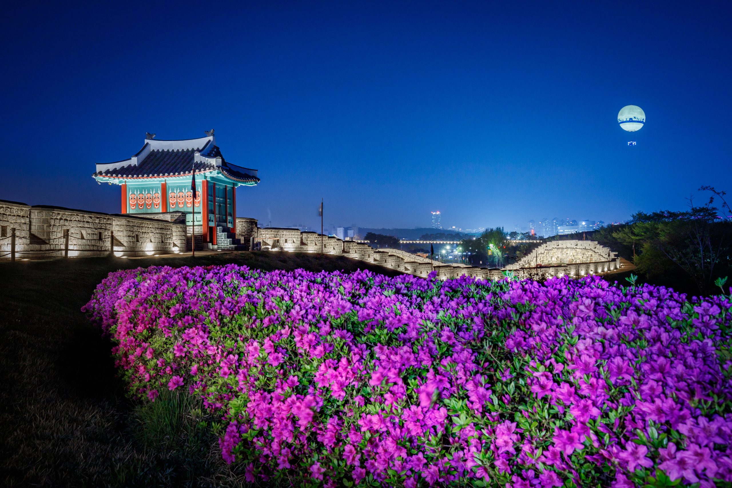 Tο φρούριο Suwon Hwaseong, αναγνωρισμένο από την UNESCO.