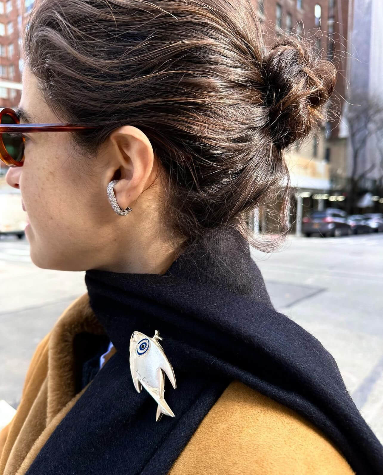 Καρφίτσα σε μορφή ψαριού