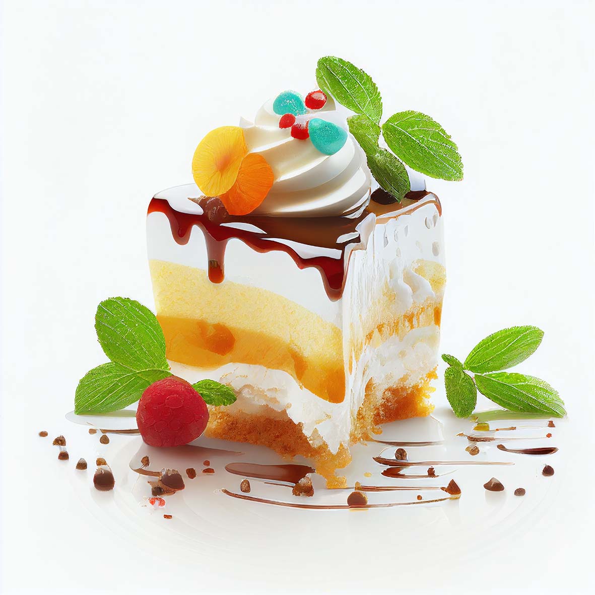 Ιλουστράτιον κομμάτι κέικ