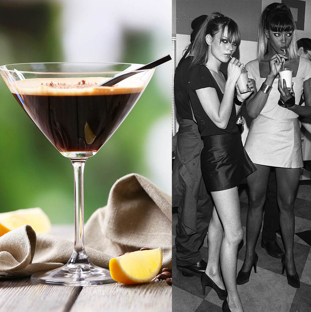 Τα μοντέλα Kate Moss, Naomi Campbell και Michelle Hicks απολαμβάνουν τα shakes στο πολυκατάστημα Barneys στο κέντρο της Νέας Υόρκης.