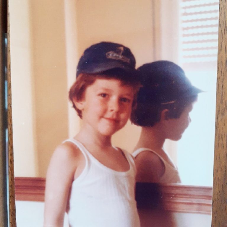 Ο Χρήστος Λούλης σε παιδική φωτογραφία