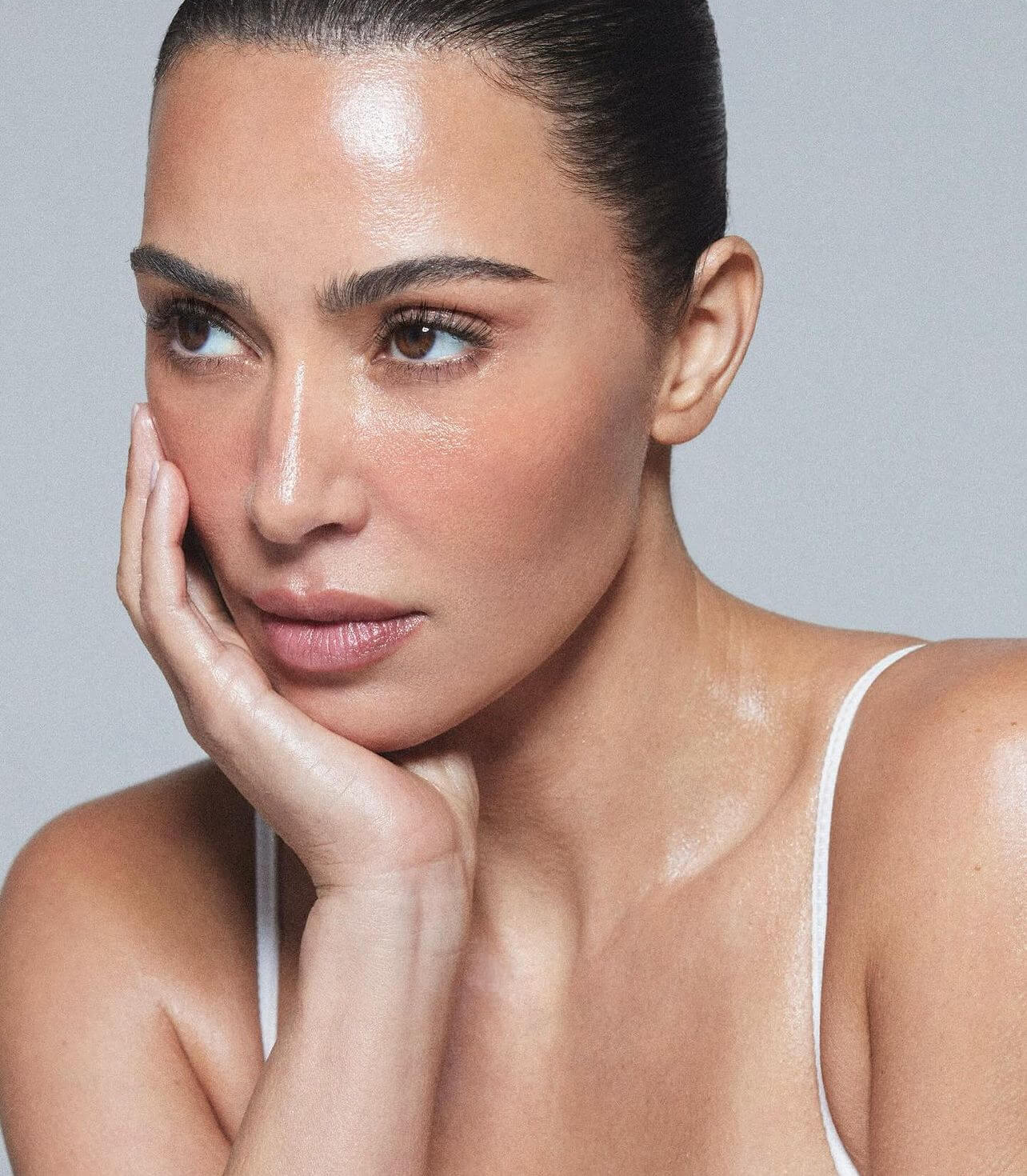 Η Kim Kardashian άβαφη