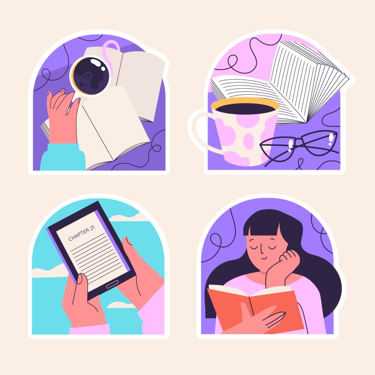 σκίτσο κορίτσι που διαβάζει