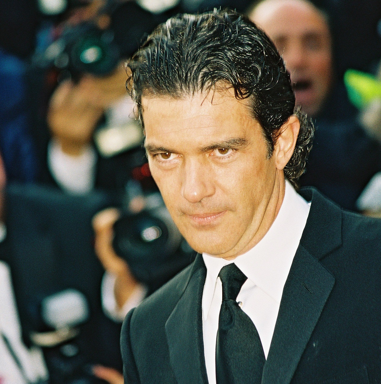 O Antonio Banderas στην πρεμιέρα του 'Shrek 2' στο Le Palais de Festival κατά τη διάρκεια του 57ου Διεθνούς Φεστιβάλ Κινηματογράφου των Καννών στις 15 Μαΐου 2004