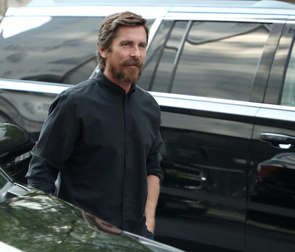 O Christian Bale στους δρόμους του Toronto κατά τη διάρκεια του Toronto International Film Festival στις 10 Σεπτεμβρίου 2019.