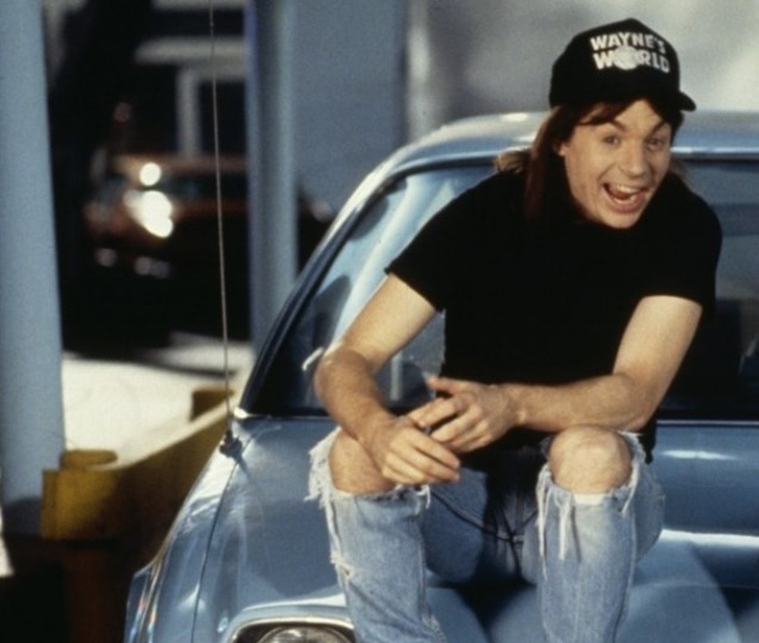 O Mike Myers στην ταινία Ο απίθανος κόσμος του Wayne