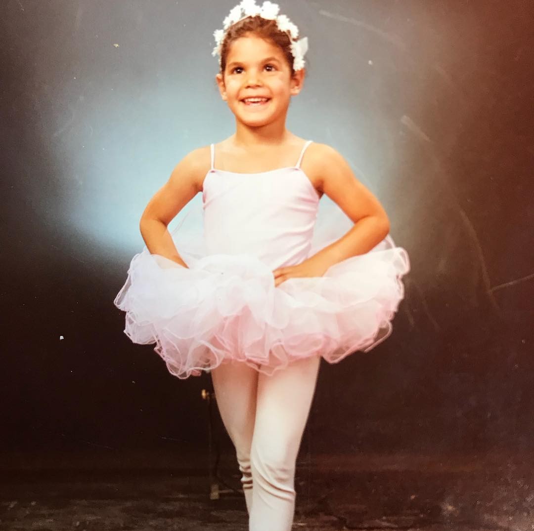 Η Μαρίνα Ασλάνογλου σε μικρή ηλικία