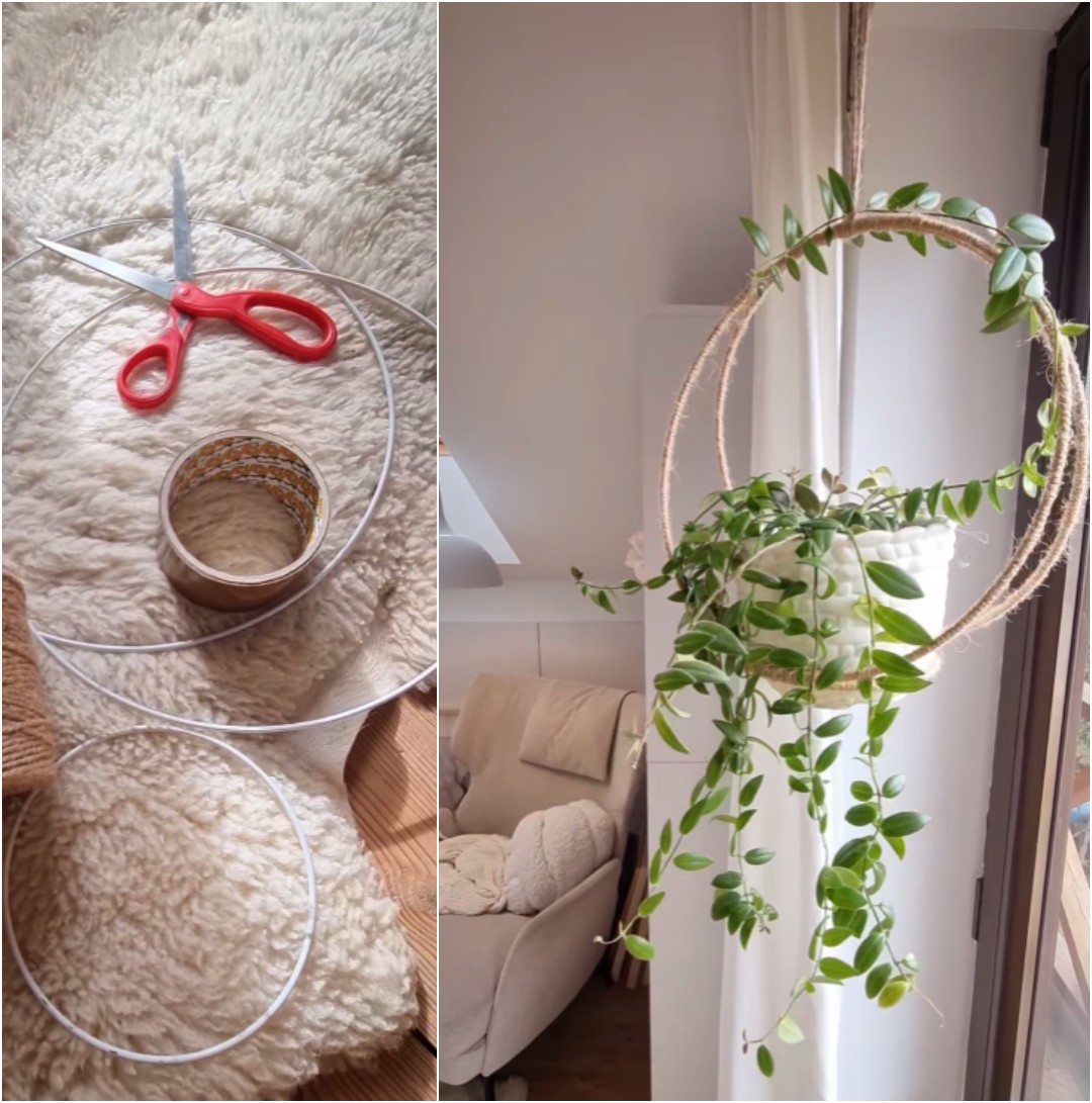 DIY κρεμαστές γλάστρες